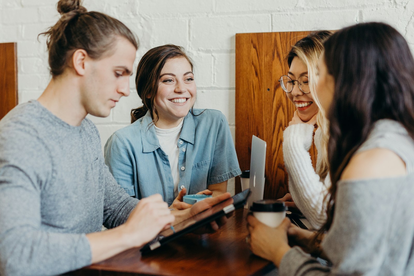 Employees in a financial wellness session